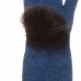 Cashmere Blend Gloves with Lamb Fur decoration packaged in Signature box